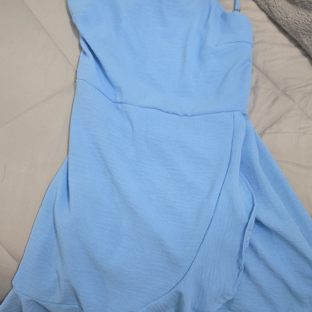 Chic Sky Blue Dress